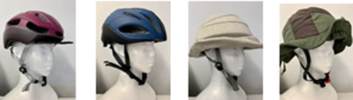 警視庁のヘルメット一例